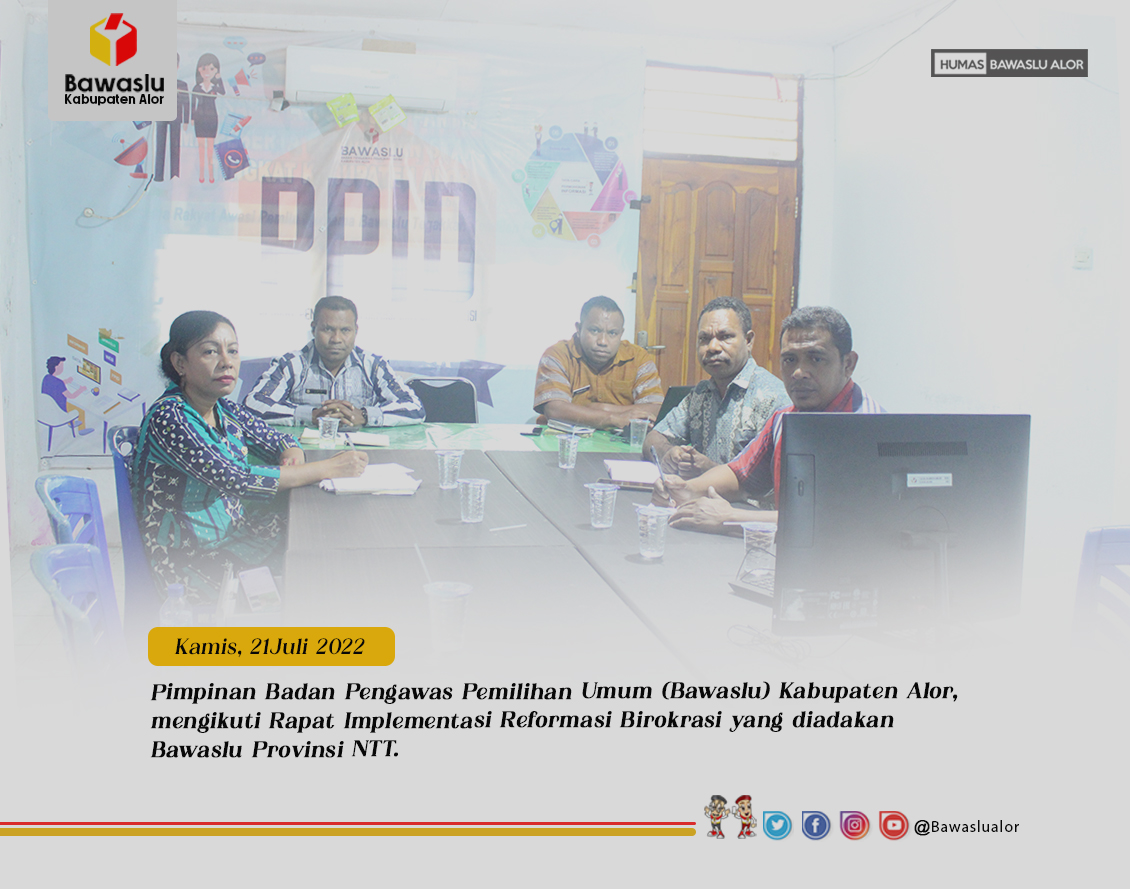 Bawaslu Komitmen Wujudkan Nilai Reformasi  Birokrasi