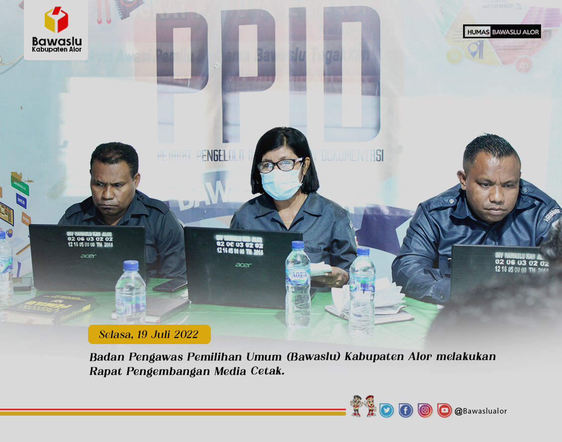 Bawasu Alor Lakukan Rapat Pengembangan Media Cetak