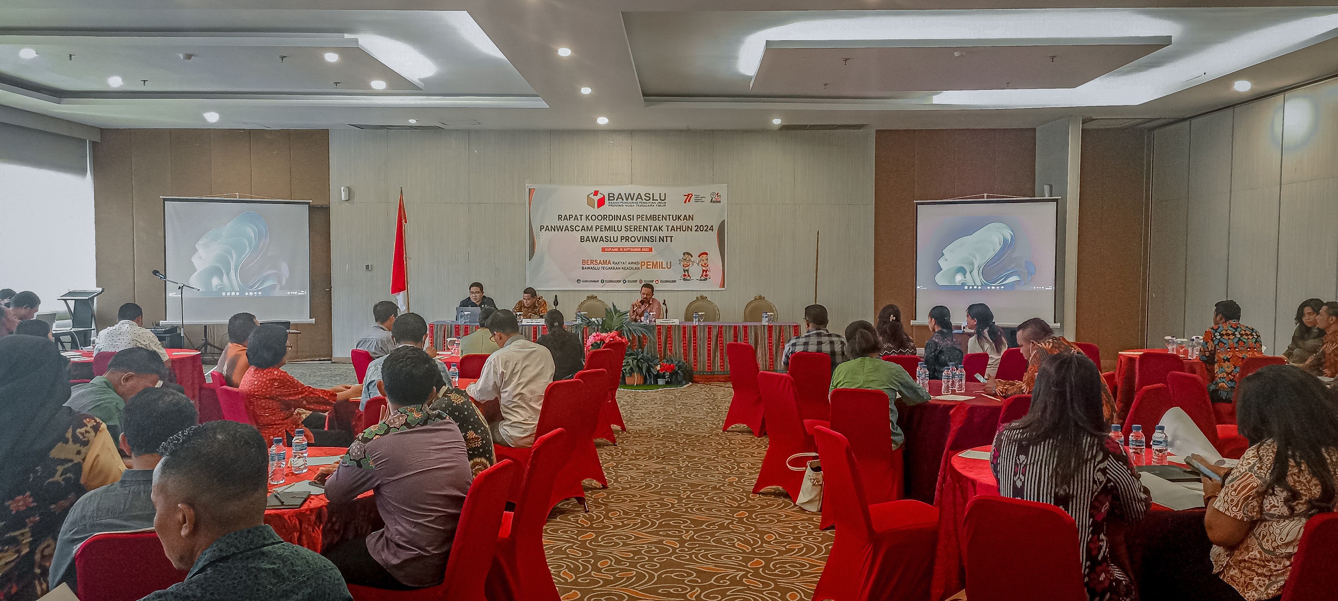 Rakor Pembentukan Panwascam, Baharudin Hamzah : Panwaslu Kecamatan Bagian Terpenting dalam Tahapan Pemilu 2024