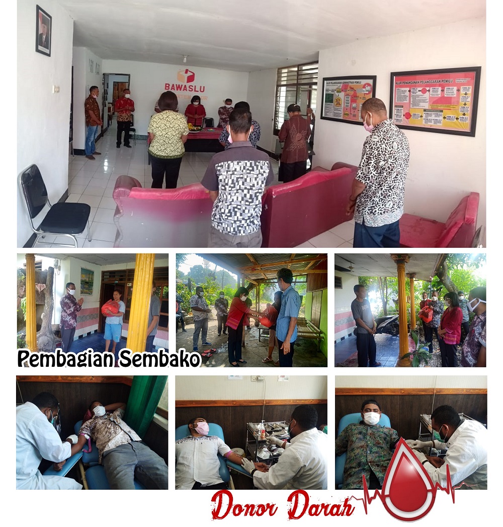 RAYAKAN HUT KE – 12 BAWASLU ALOR MENGGELAR ACARA SEDERHANA