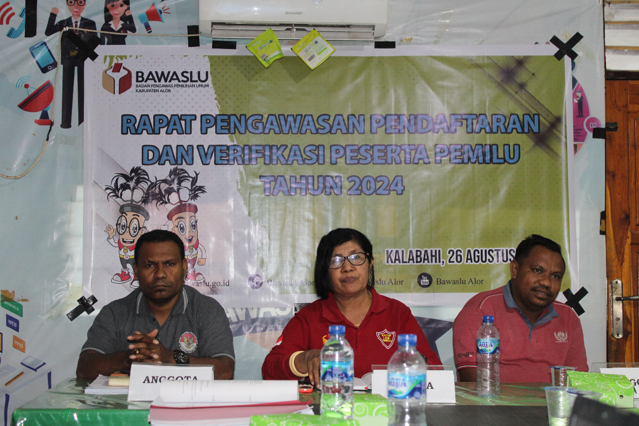 VERIFIKASI ADMINISTRASI PESERTA PEMILU, WUJUD BAWASLU BERSINERGI