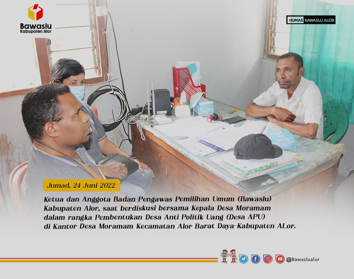 Bawaslu Alor Bangun Koordinasi Bentuk Desa APU