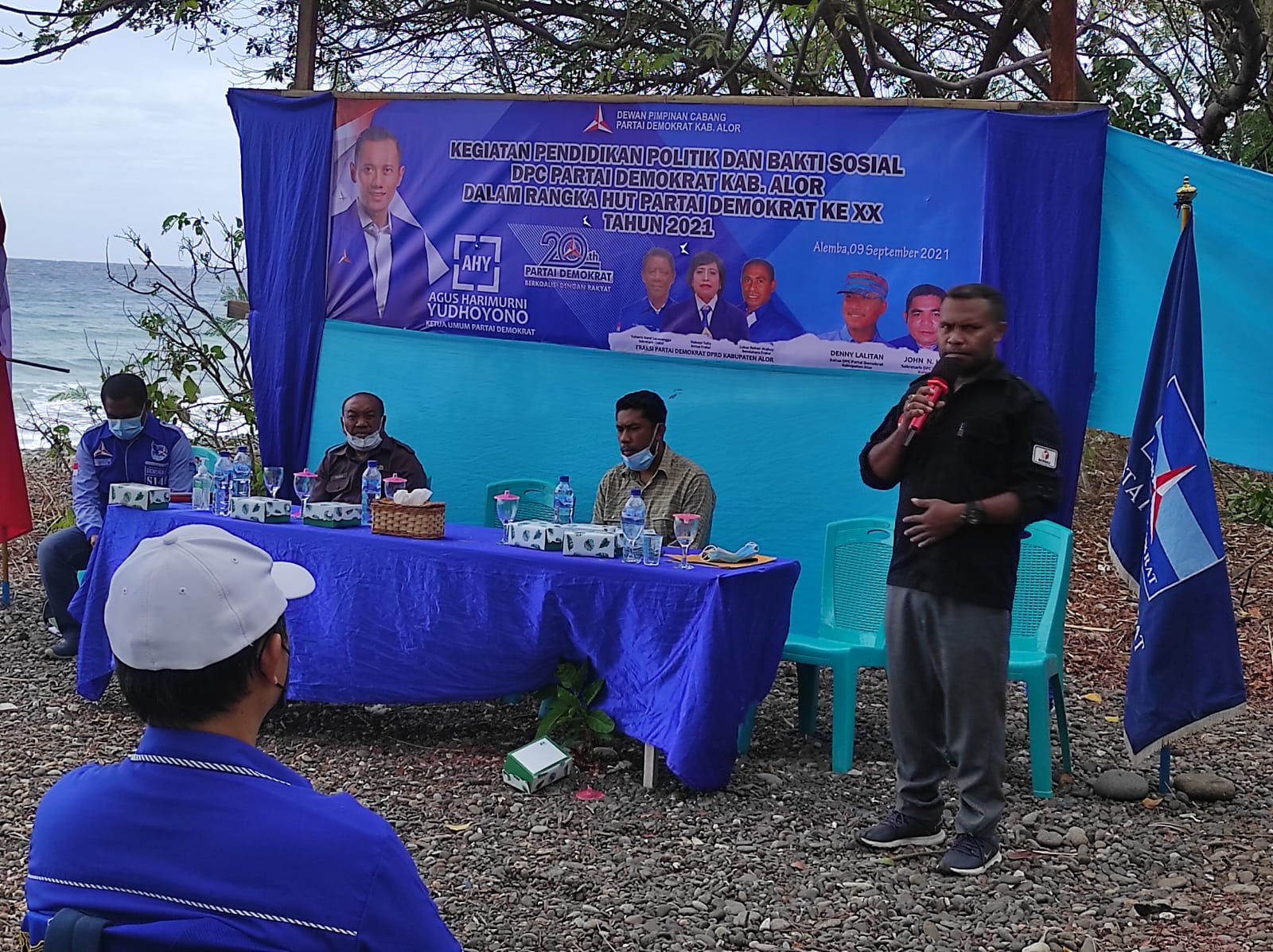Bawaslu Kabupaten Alor Hadiri HUT  Partai Demokrat