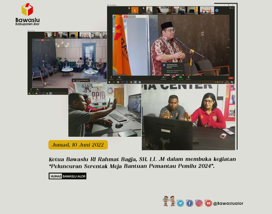 Bawaslu RI launching Meja Layanan Pemantau Pemilih