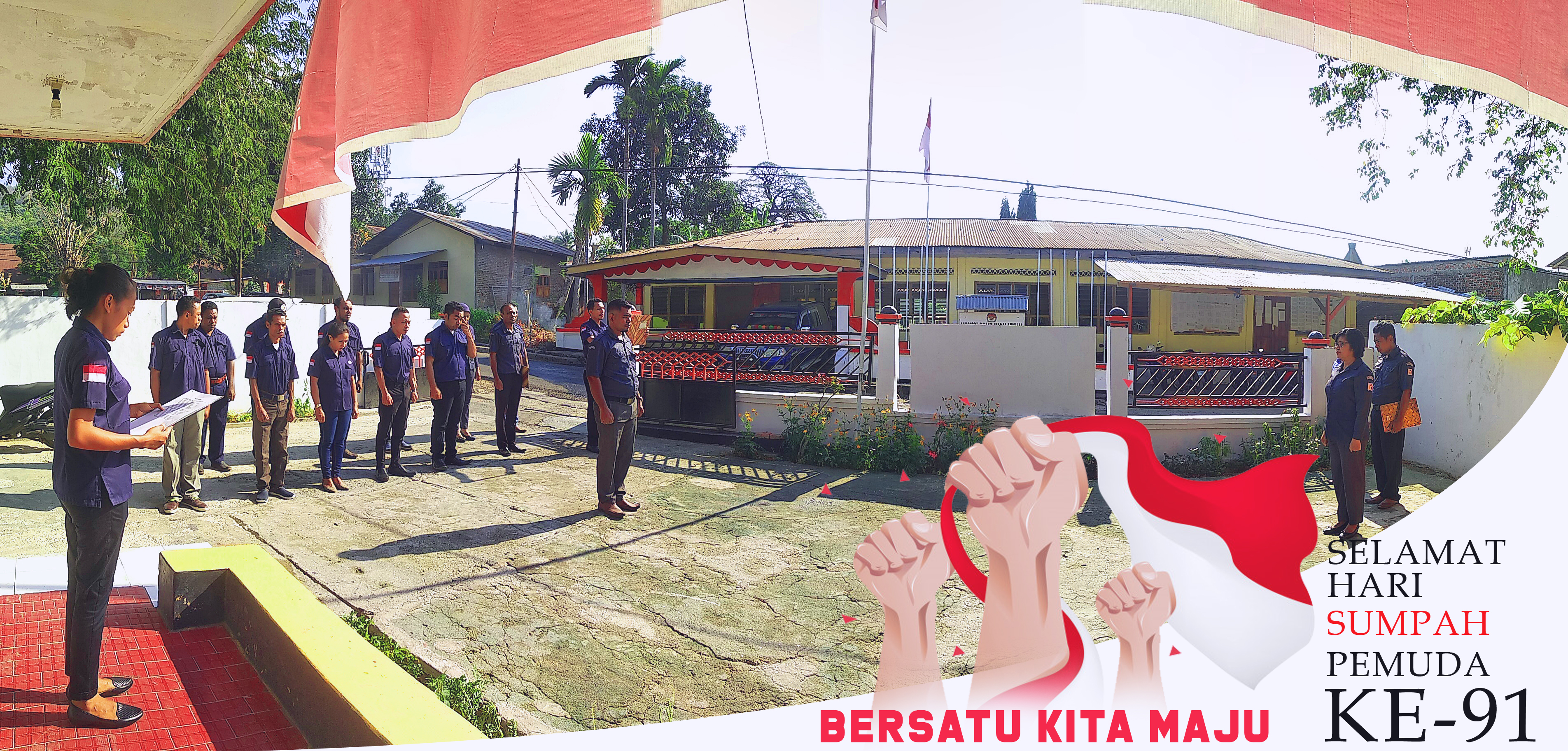 Bawaslu Alor Gelar Upacara Hari Sumpah Pemuda Ke-91
