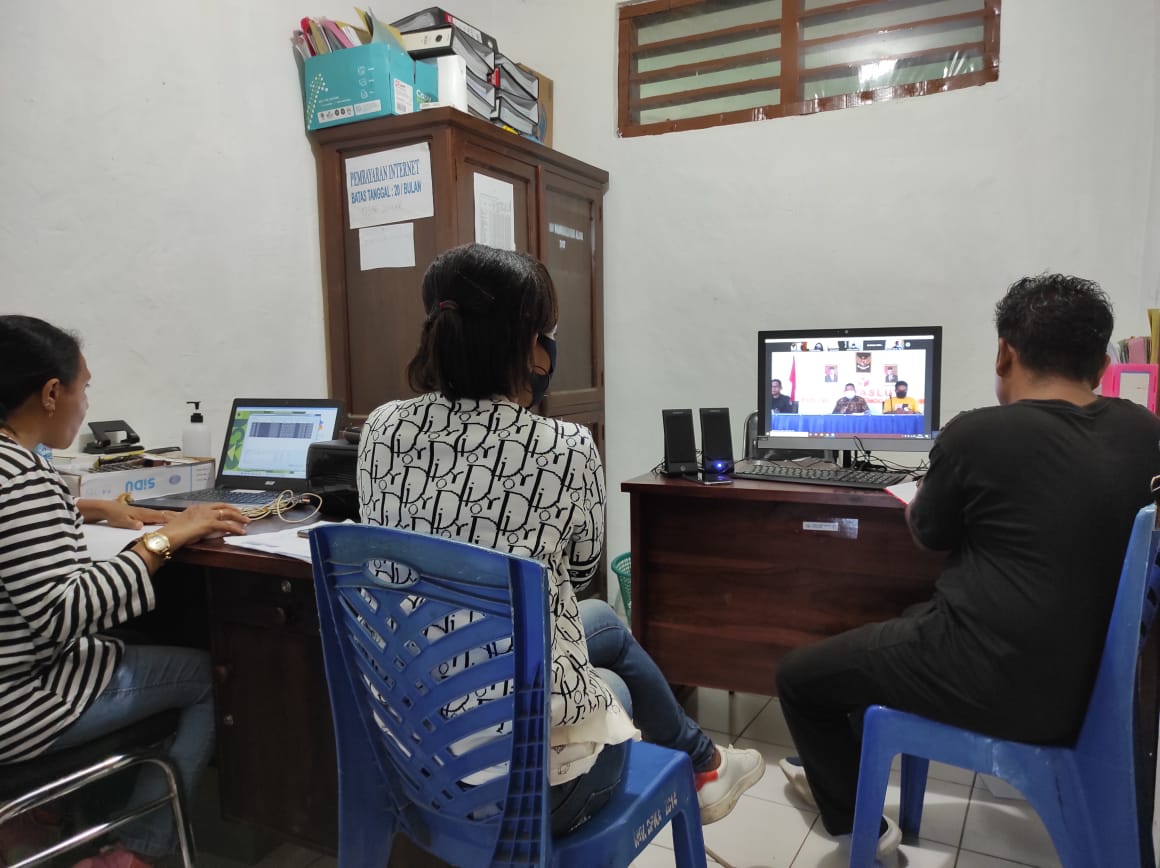 Korsek Dan BPP Bawaslu Alor Ikuti Rapat Evaluasi Pengelolaan Keuangan