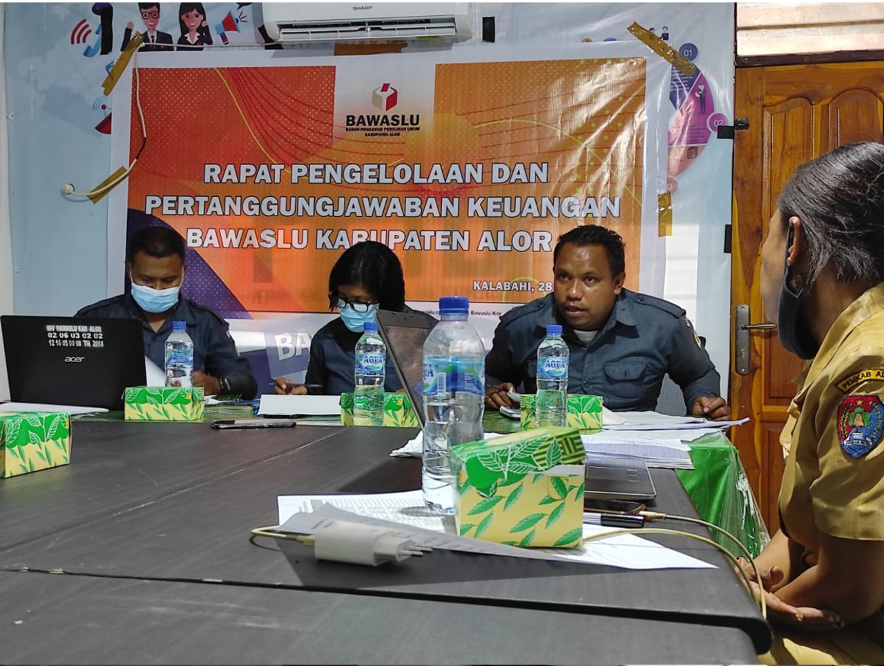 Rapat Pertanggungjawaban Keuangan Bawaslu Kab. Alor