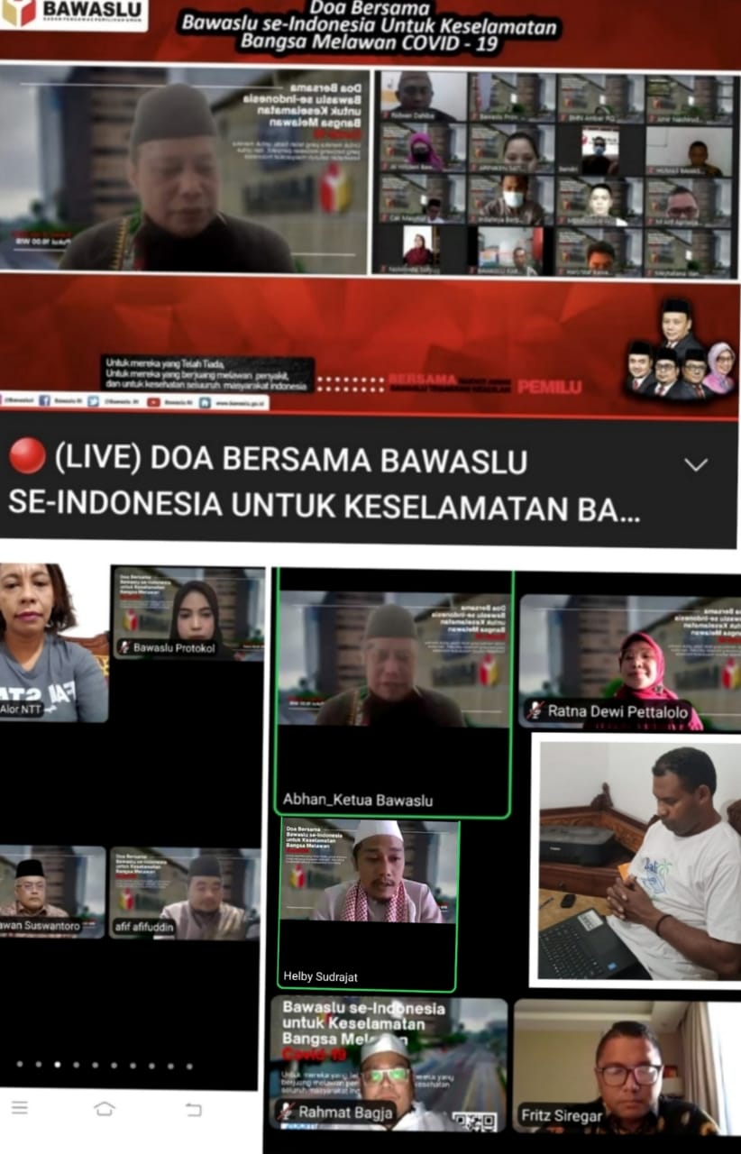 Darurat Virus Corona Bawaslu RI Gelar Do’a Bersama 