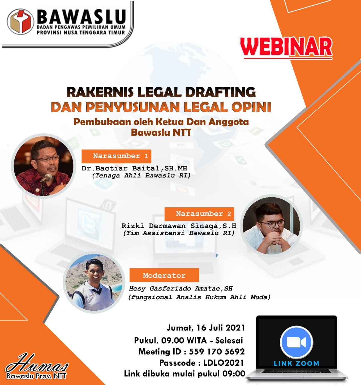 Rakernis Legal Drafting dan Penyusunan Legal Opini