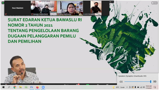 Tertib Pengelolaan Barang Dugaan Pelanggaran Bawaslu NTT Gelar  Rakor