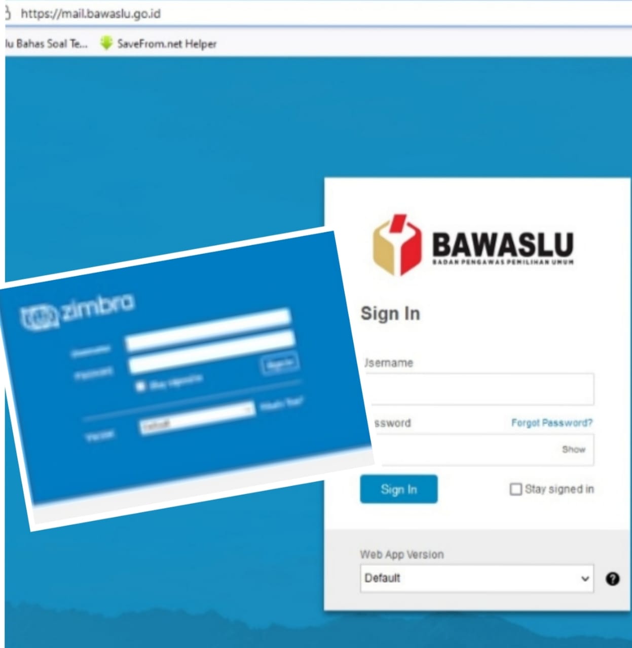 Proses Kearsipan Satu Pintu Melalui Zimbra Aplikasi