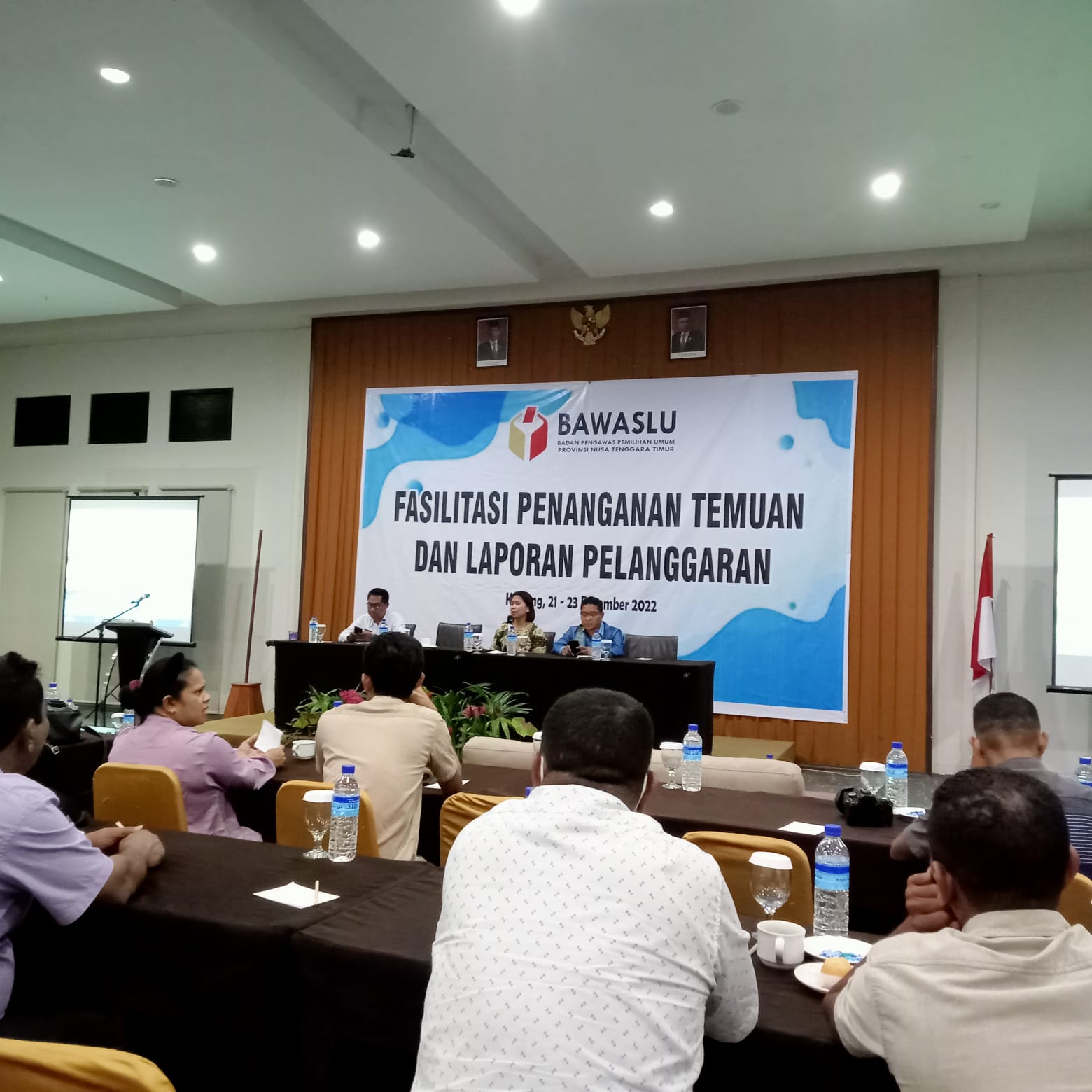 Bawaslu Alor Ikuti Fasilitasi Penanganan  Temuan dan Laporan Pelanggaran