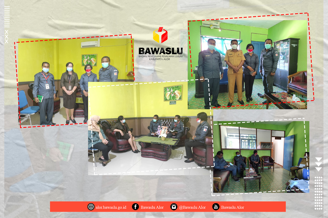 Pimpinan Bawaslu Alor Sambangi  Pengadilan Negeri Kalabahi