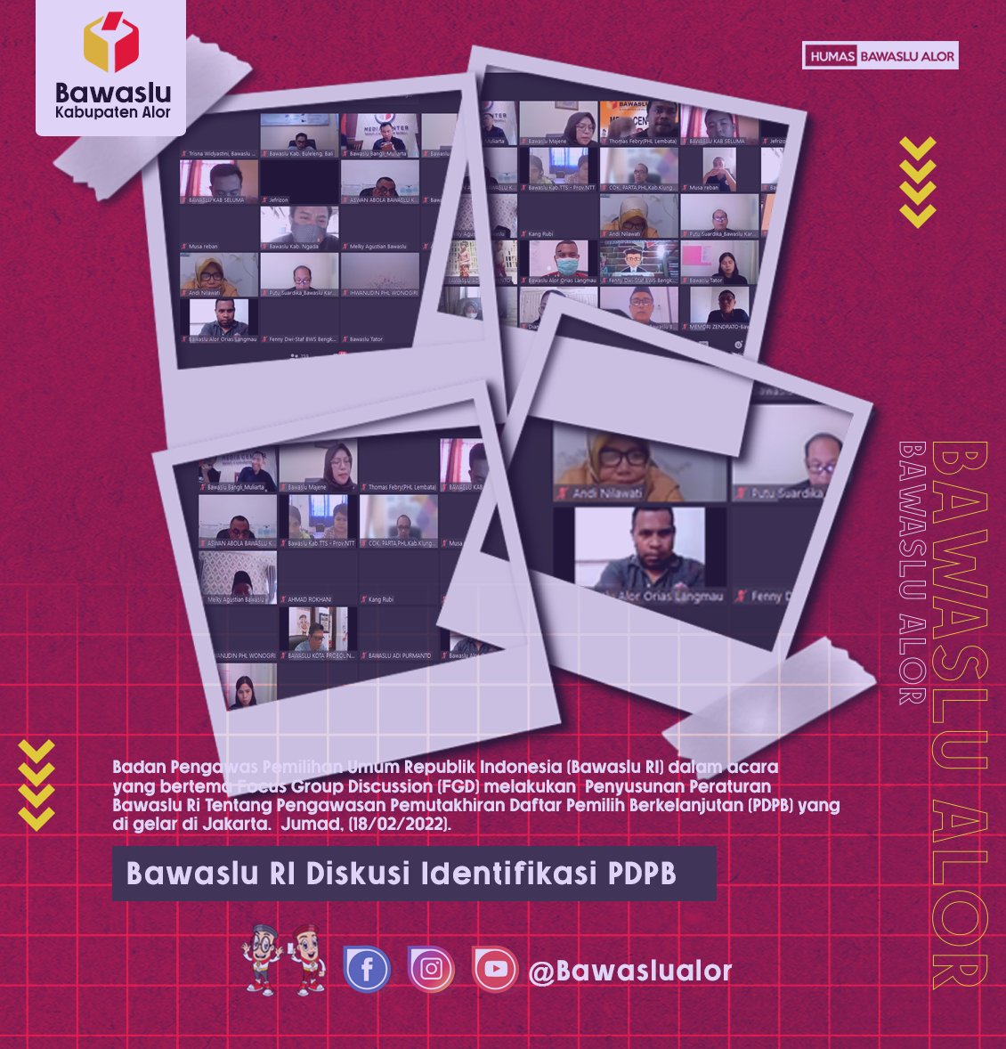 Bawaslu RI Diskusi Identifikasi PDPB