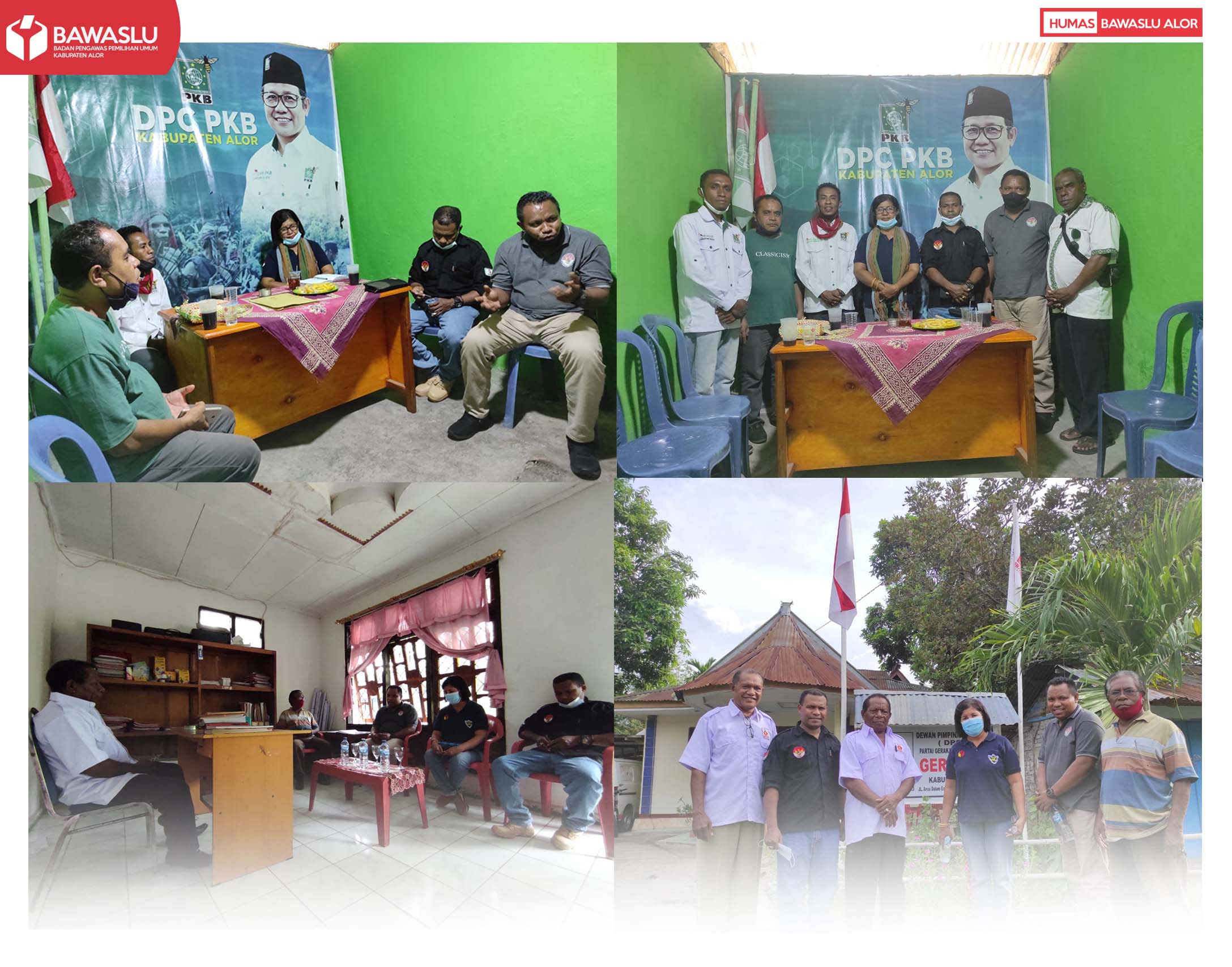 Bawaslu Alor Mengunjungi Pimpinan Parpol Se-Kab. Alor