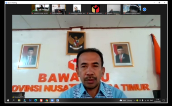 Ketua Bawaslu Alor Ikut Rapat Persiapan Penanganan Dugaan Pelanggaran Administrasi