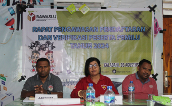 VERIFIKASI ADMINISTRASI PESERTA PEMILU, WUJUD BAWASLU BERSINERGI