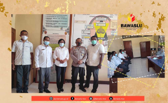 Awasi Daftar Pemilih Berkelanjutan, Bawaslu Alor Datangi Polres Alor
