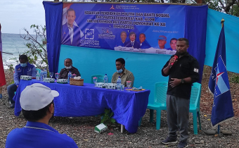 Bawaslu Kabupaten Alor Hadiri HUT  Partai Demokrat