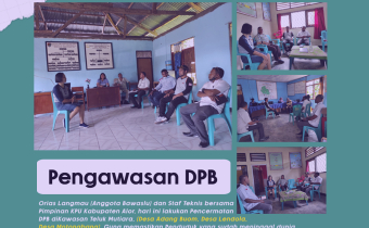 Bawaslu Alor Mengawasi Pemuktakhiran DPB