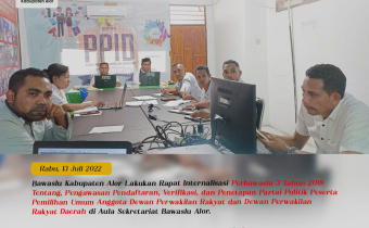 Bawaslu Alor Diskusi UU Nomor 7 Tahun 2017 dan Perbawaslu Nomor 3 Tahun 2018