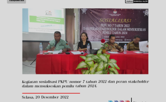Orias Langmau: Perlu Kerja Sama Untuk Penyusunan DPT