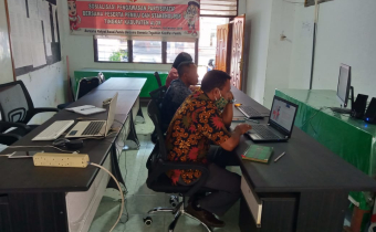Anggota Bersama Korsek Bawaslu Kab. Alor Mengikuti Rapat Peningkatan Kapasitas Persiapan Desk Evaluasi ZI  Tahun 2020