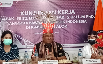 Kunjungan Kerja Anggota Bawaslu RI Ke Bawaslu Kab. Alor
