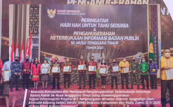 BAWASLU ALOR SABET KATEGORI BADAN PUBLIK MENUJU INFORMATIF