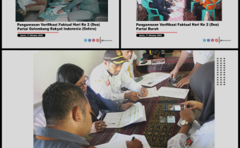PROSES VERIFIKASI FAKTUAL PARPOL, BAWASLU ALOR  AWASI LANGSUNG