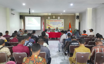 Orias Langmau, SE Membuka Rakor Pemutakhiran Data Pemilih Tetap Berkelanjutan