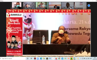 Menghadapi Pemilu 2024, Bawaslu RI Adakan Rakor Tahun 2021