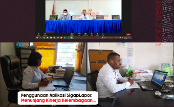 Penggunaan Aplikasi SigapLapor,  Menunjang Kinerja Kelembagaan